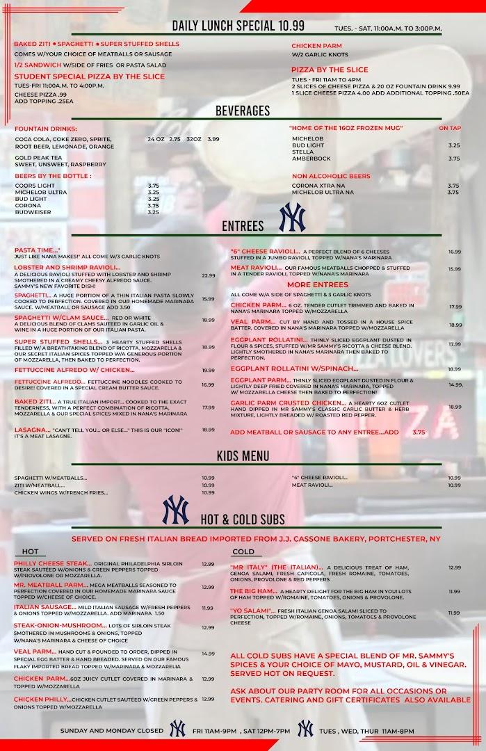 Mr Sammy's Pizza