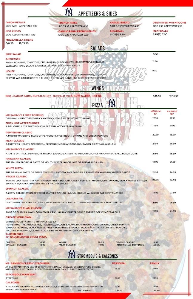 Mr Sammy's Pizza Not Knots
